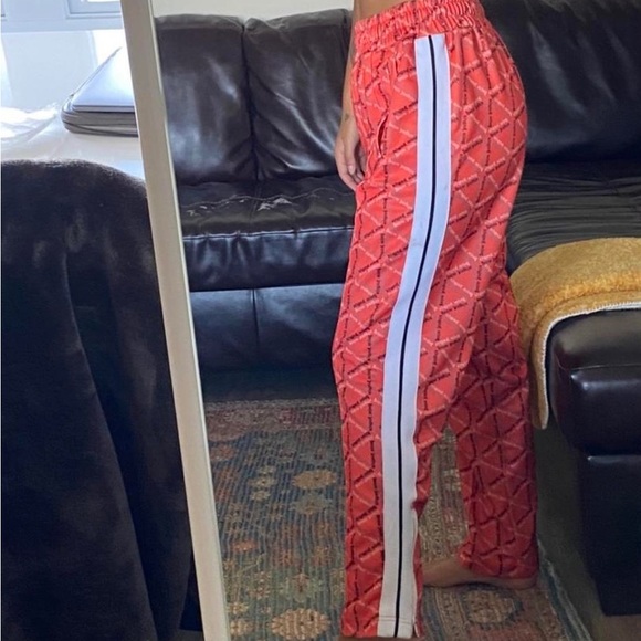 Orange pants in the style of palm angels - Picture 3 of 4